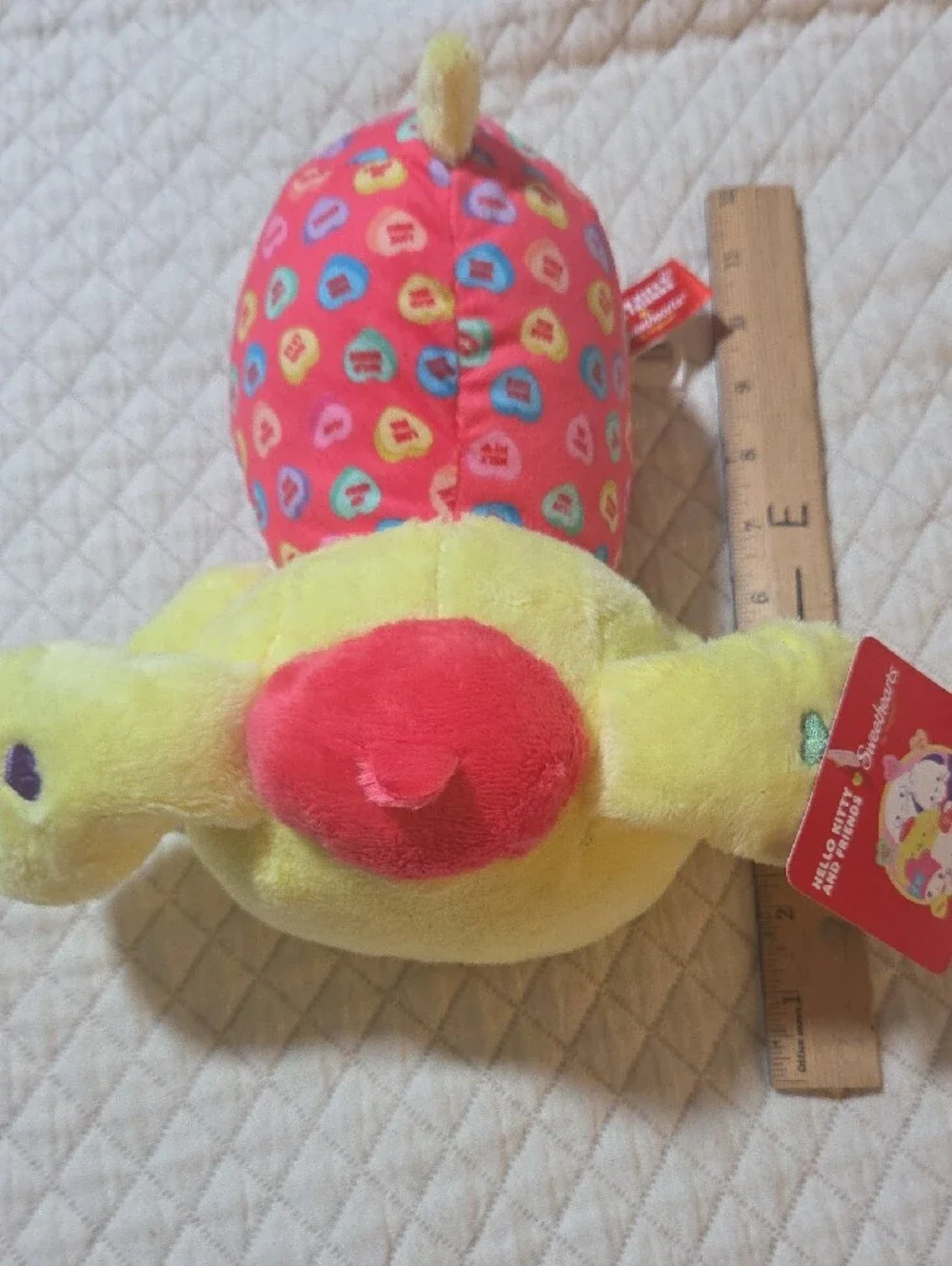 Sweethearts Hello Kitty Small Pet Toy with Pink Hat - Soft Cuddly Companion